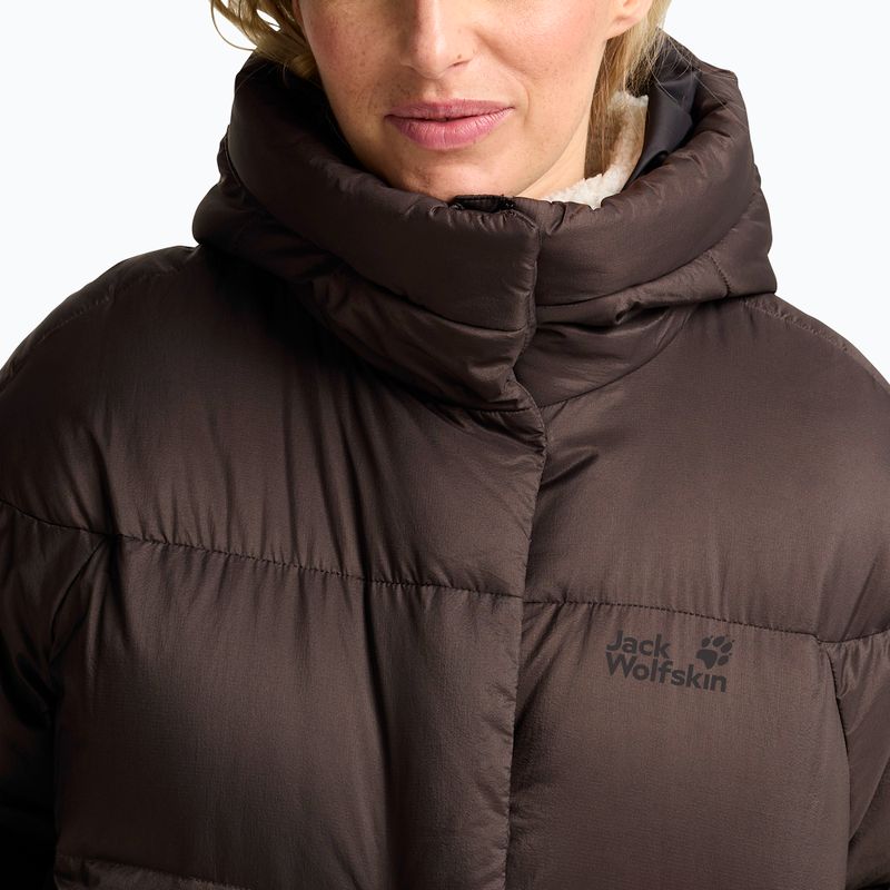 Női pehelykabát Jack Wolfskin Icy Hill Coat Rds peat 4