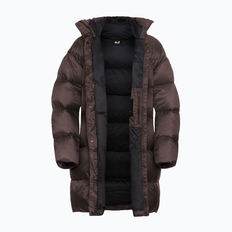 Női pehelykabát Jack Wolfskin Icy Hill Coat Rds peat 9