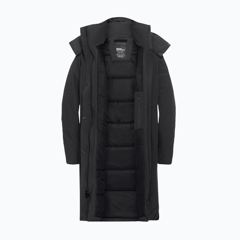 Női bélelt kabát Jack Wolfskin Frost Haven Coat fekete 9