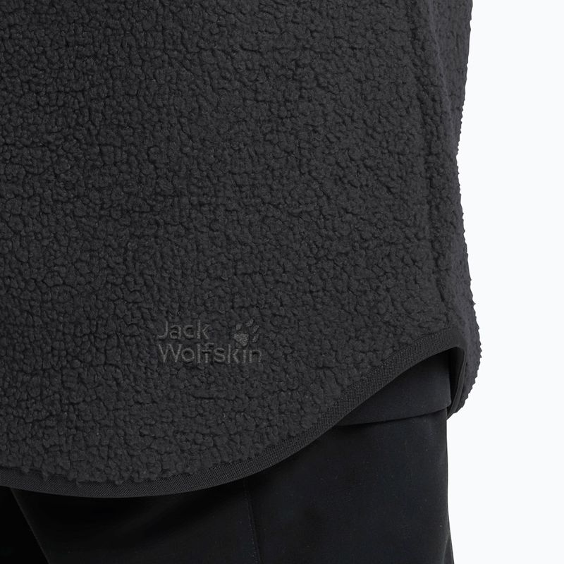 Női túrakabát Jack Wolfskin High Curl Coat fekete 6