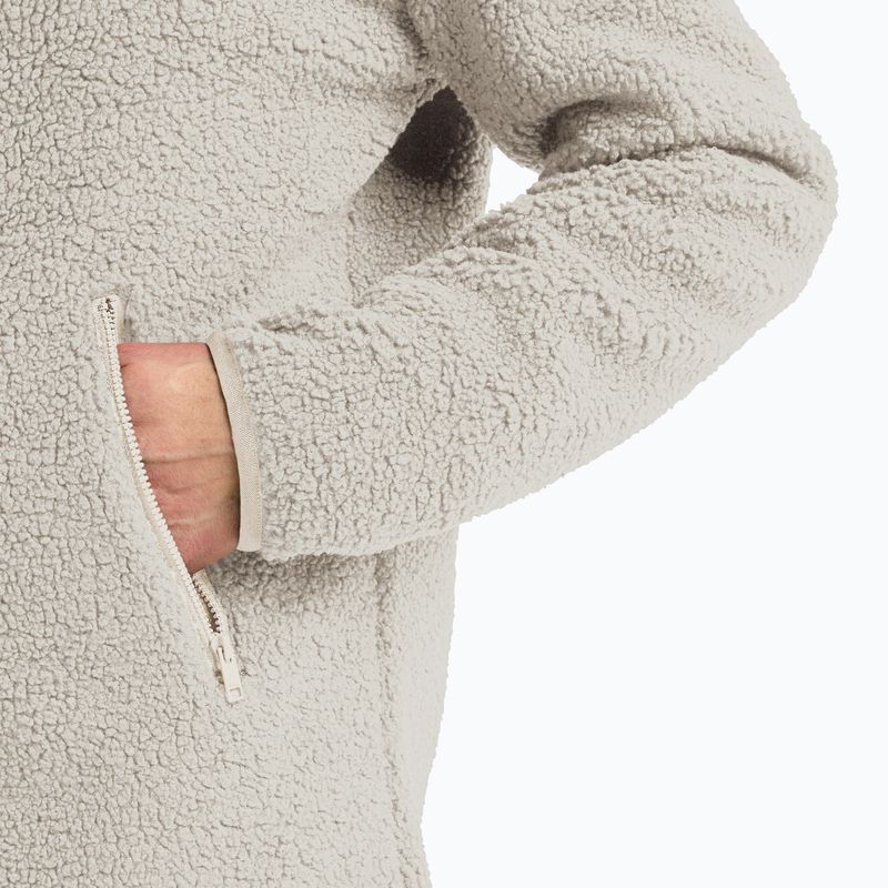 Női túrakabát Jack Wolfskin High Curl Coat világos homok 4