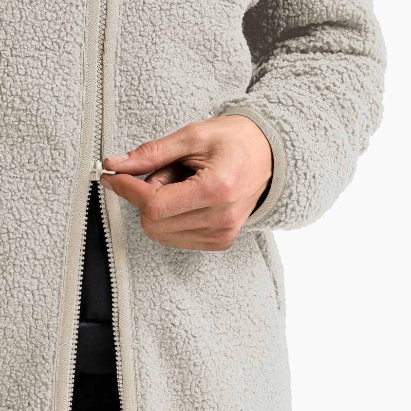 Női túrakabát Jack Wolfskin High Curl Coat világos homok 5