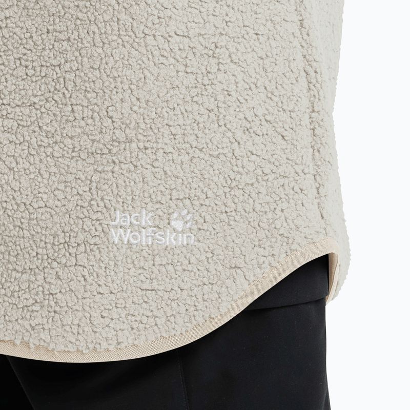 Női túrakabát Jack Wolfskin High Curl Coat világos homok 6