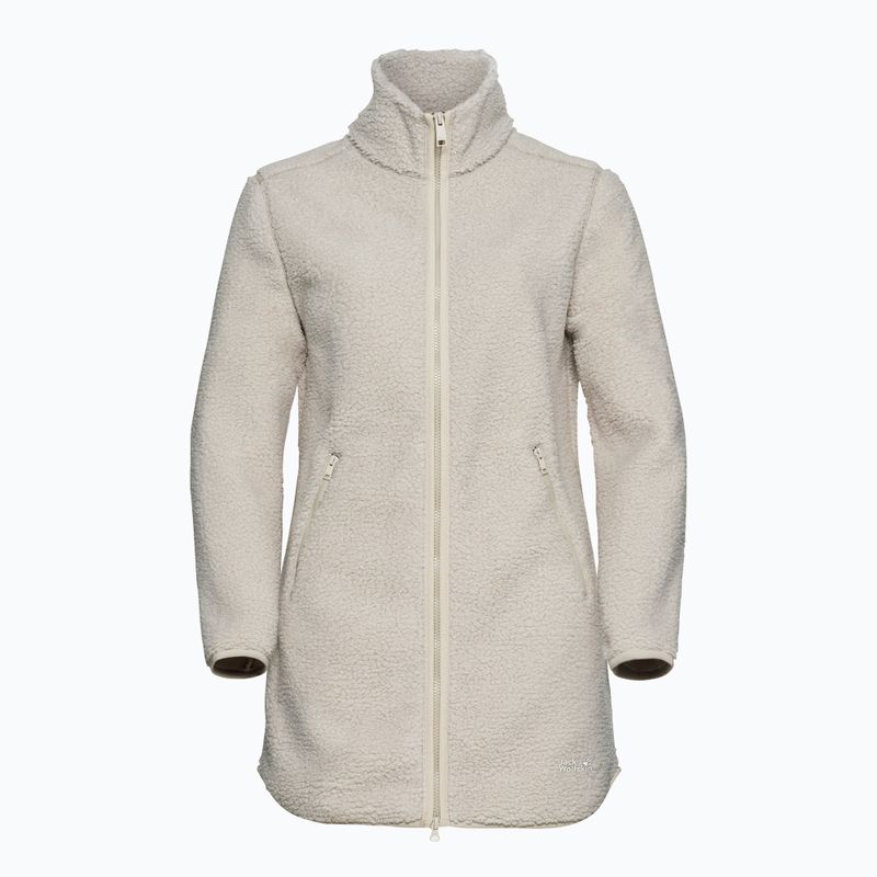 Női túrakabát Jack Wolfskin High Curl Coat világos homok 7