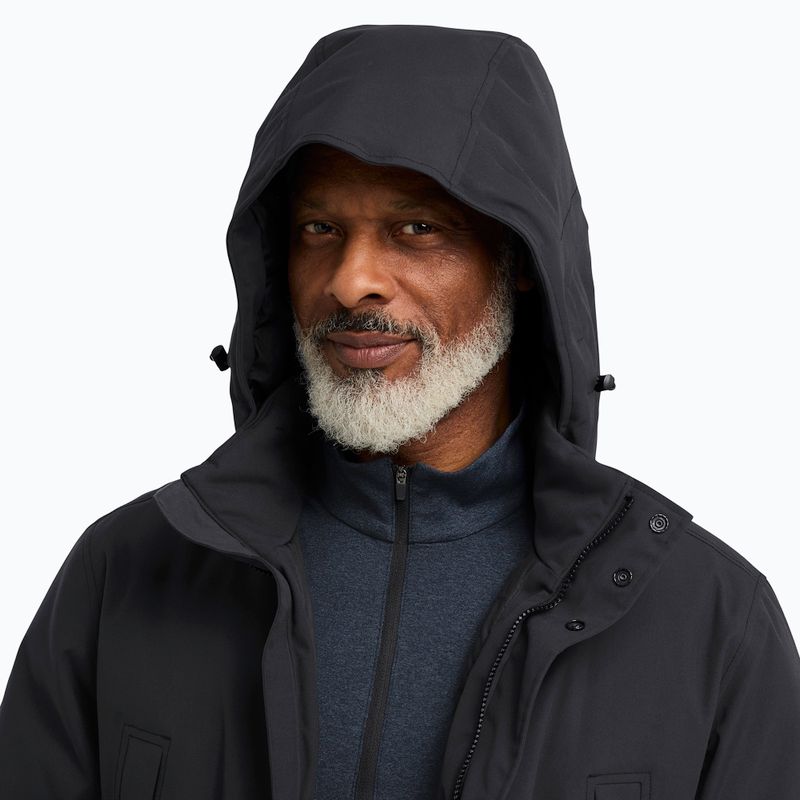 Férfi esőkabát Jack Wolfskin Canyon Shield Parka fekete 4