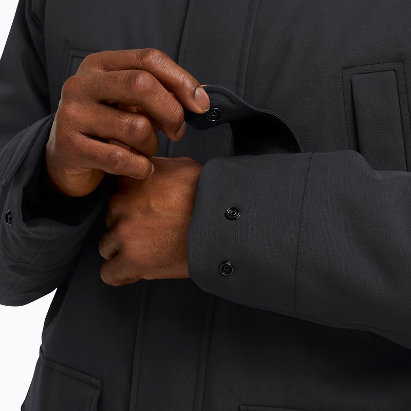 Férfi esőkabát Jack Wolfskin Canyon Shield Parka fekete 5