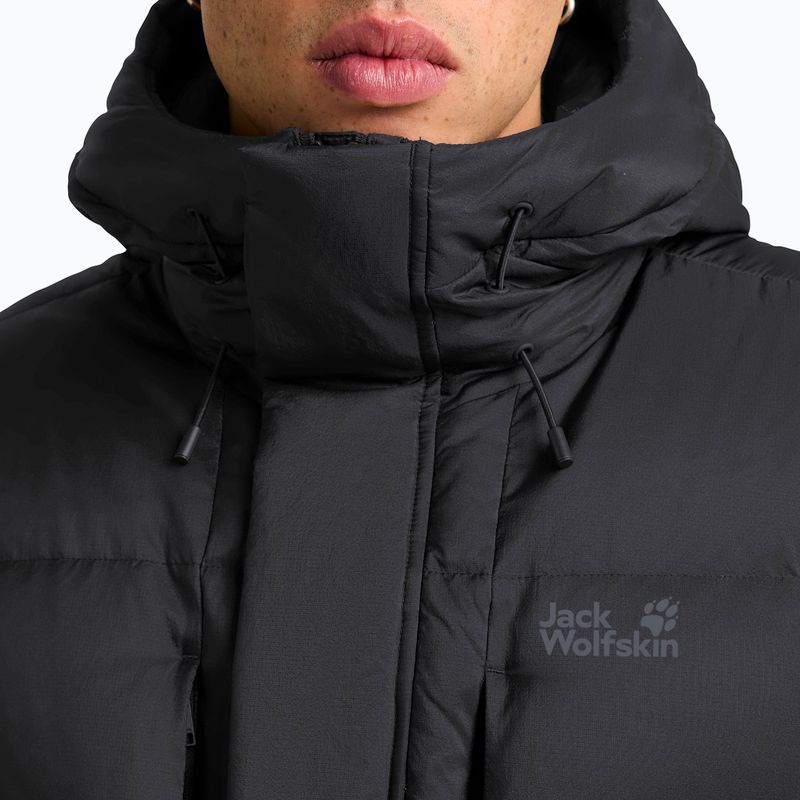 Férfi pehelykabát Jack Wolfskin Icy Hill Coat Rds fekete 4