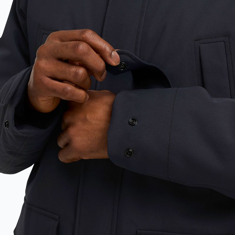 Férfi esőkabát Jack Wolfskin Canyon Shield Parka sötét tengerészkék 5