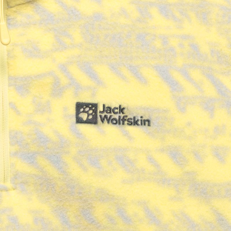 Női túrapulóver Jack Wolfskin Big Sky Half Zip lemon ice 8