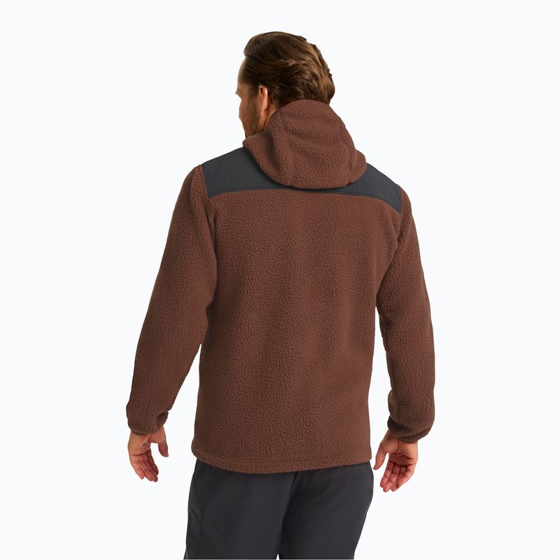 Férfi polár pulóver Jack Wolfskin Kammweg Pile Fz hot choc 3