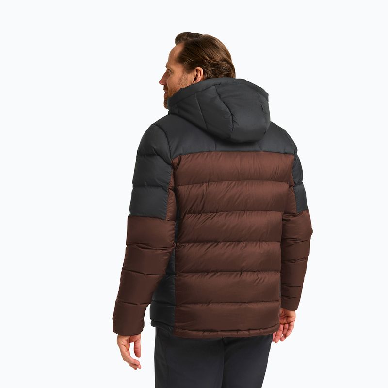 Férfi pehelykabát Jack Wolfskin Nebelhorn Down Hoody hot choc 3
