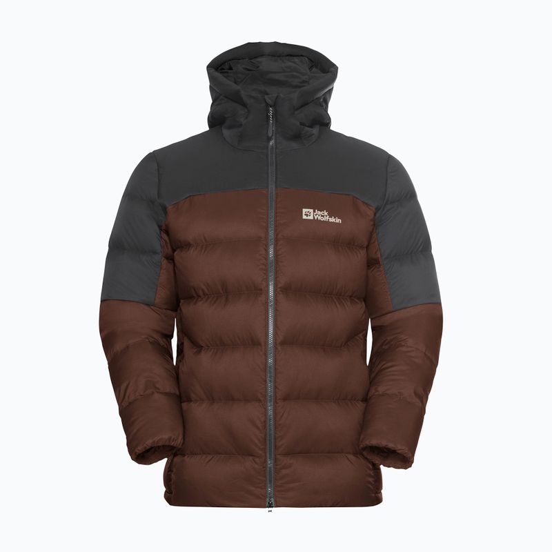 Férfi pehelykabát Jack Wolfskin Nebelhorn Down Hoody hot choc 7