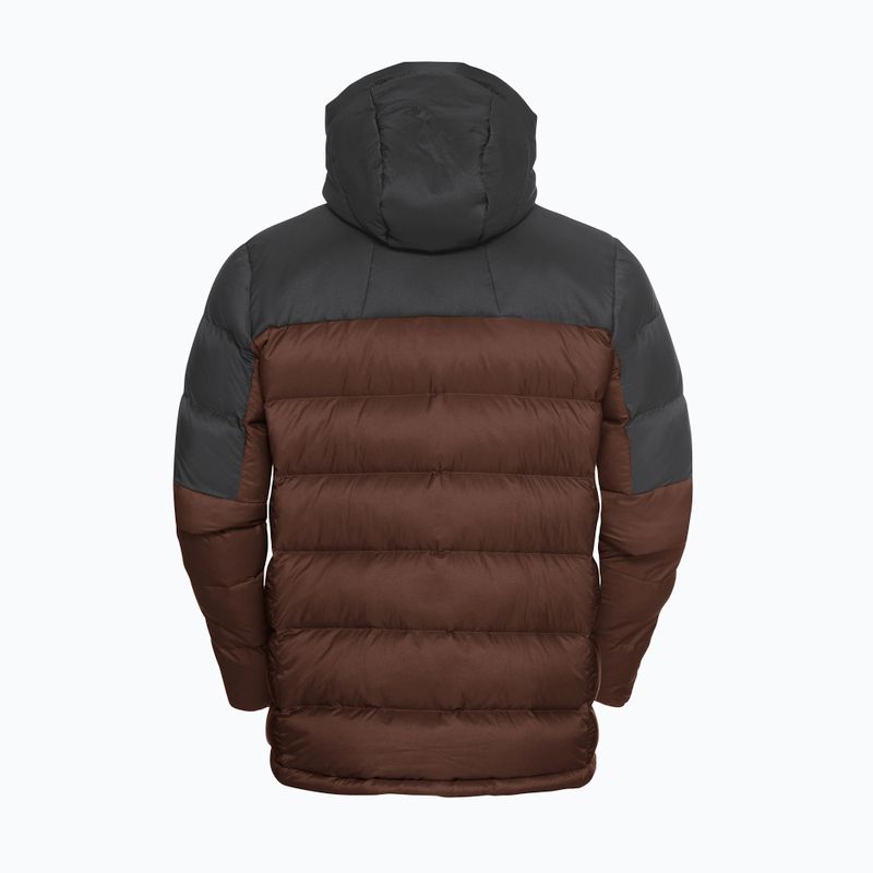 Férfi pehelykabát Jack Wolfskin Nebelhorn Down Hoody hot choc 8