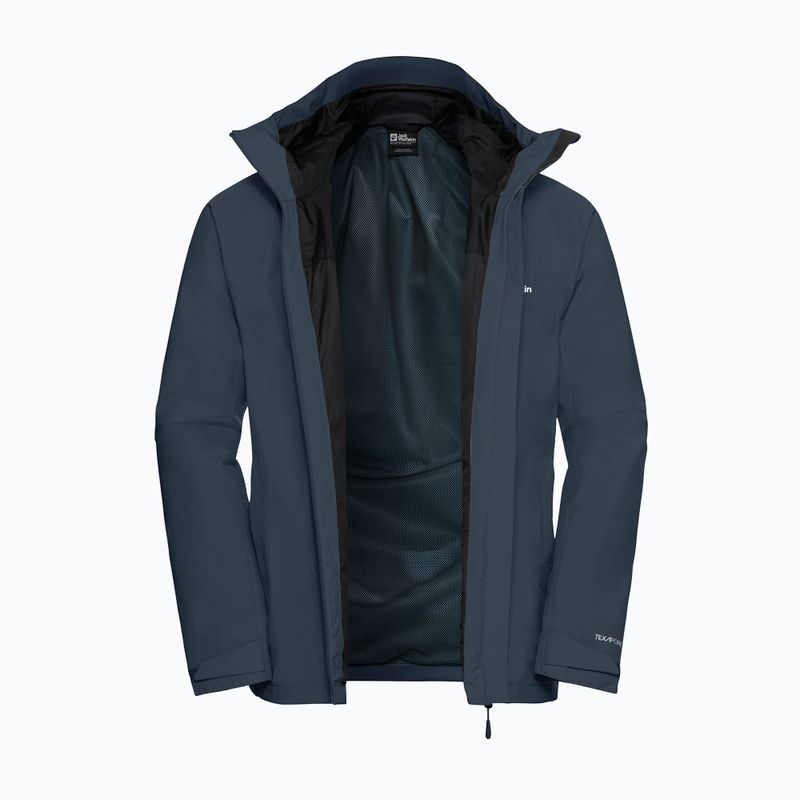 Férfi esőkabát Jack Wolfskin Tempest 2l midnight sky 10