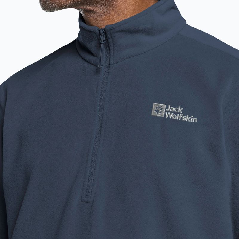 Férfi túrapulóver Jack Wolfskin Taunus Hz midnight sky 4