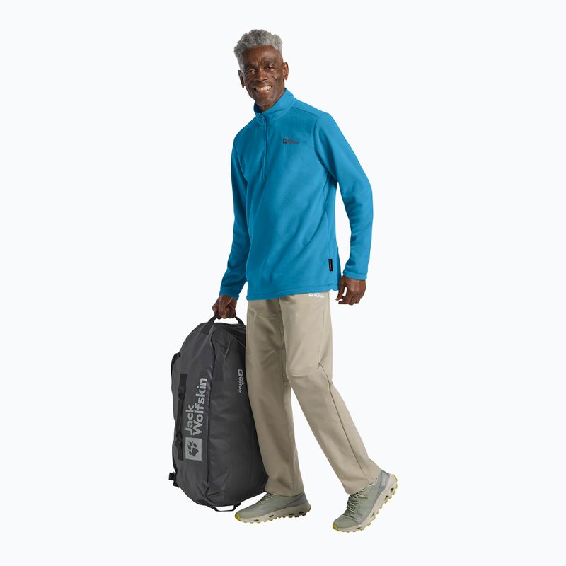 Férfi túrapulóver Jack Wolfskin Taunus Hz aurora blue 2