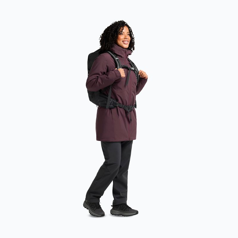 Női esőkabát Jack Wolfskin Heidelstein Ins amaranth 2