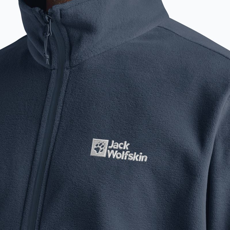 Férfi Jack Wolfskin Taunus Fz polár pulóver midnight sky 5
