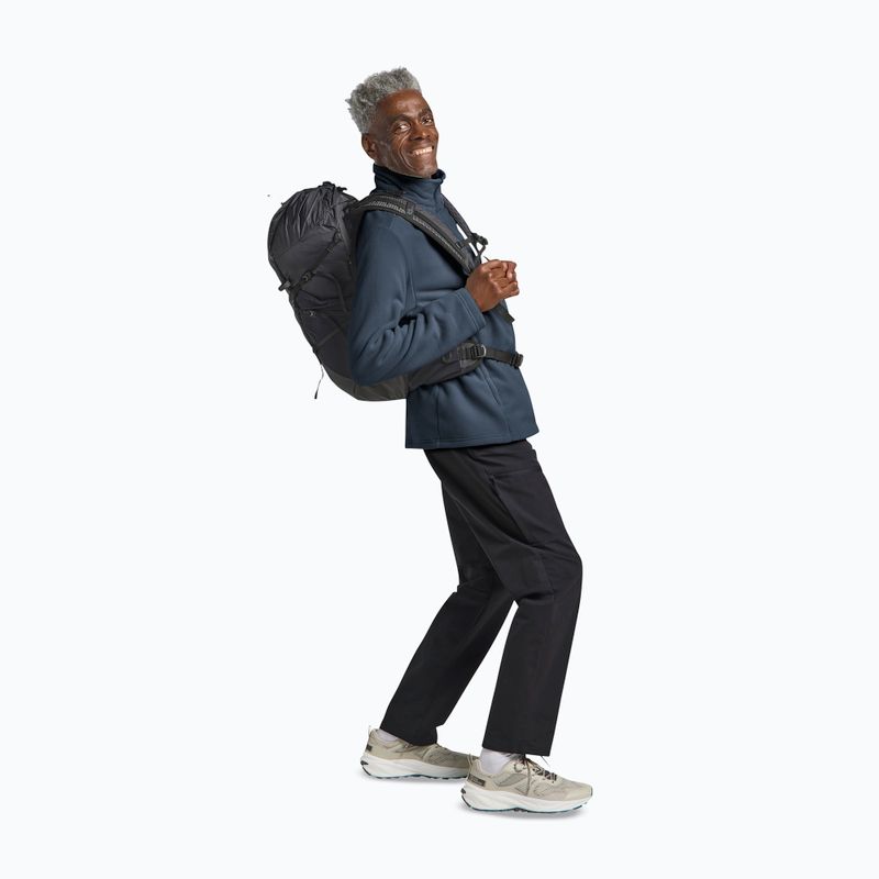 Férfi Jack Wolfskin Winterstein Fz polár pulóver midnight sky 2