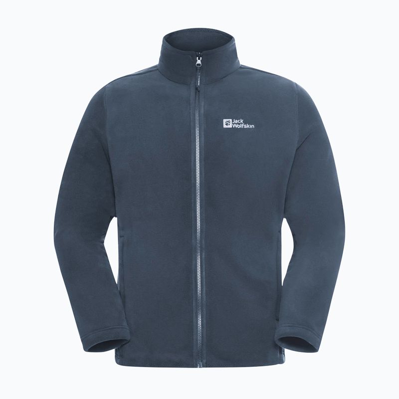Férfi Jack Wolfskin Winterstein Fz polár pulóver midnight sky 7