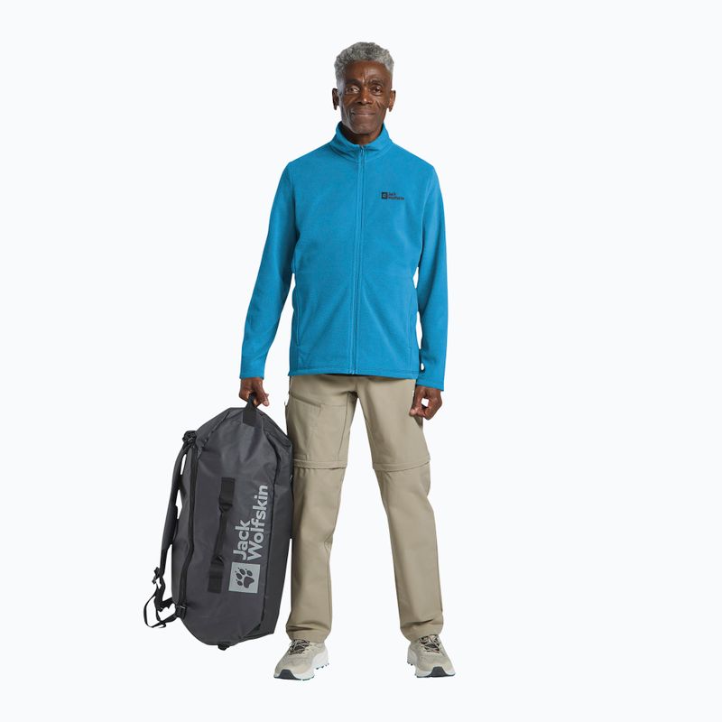 Férfi Jack Wolfskin Taunus Fz polár pulóver aurora blue 2