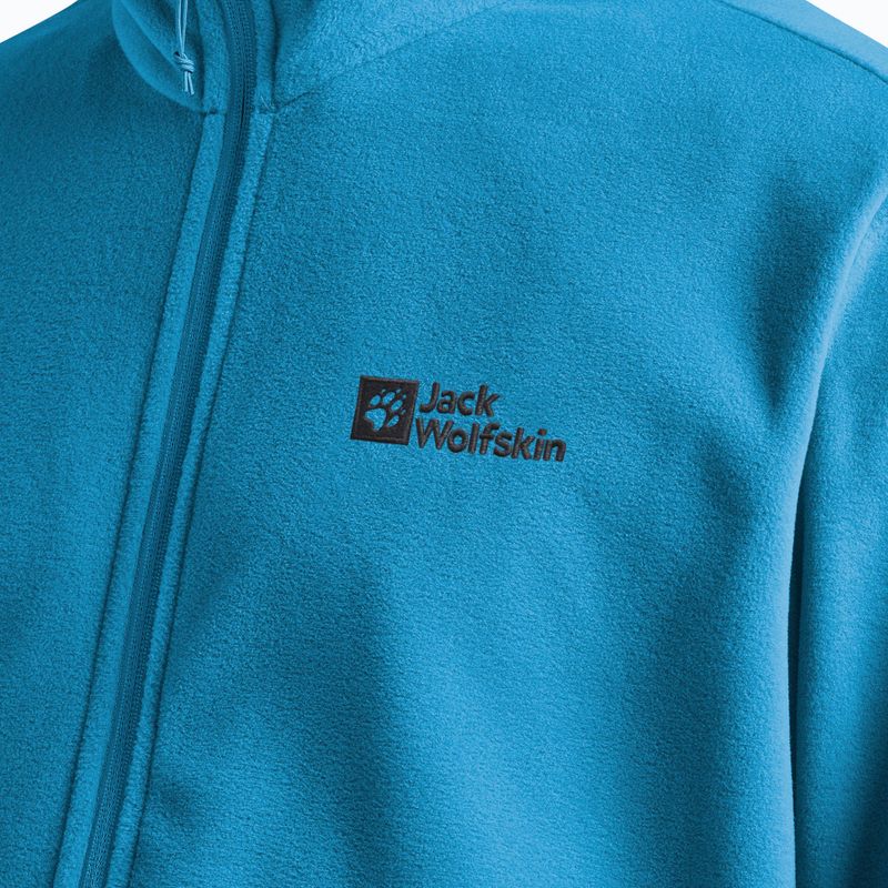 Férfi Jack Wolfskin Taunus Fz polár pulóver aurora blue 5