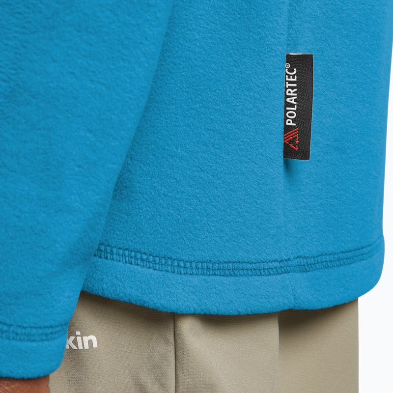 Férfi Jack Wolfskin Taunus Fz polár pulóver aurora blue 7