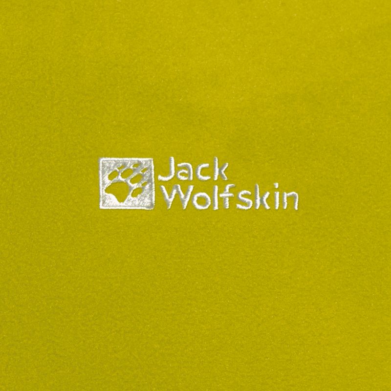 Férfi Jack Wolfskin Taunus Fz polár pulóver chartreuse színben 10