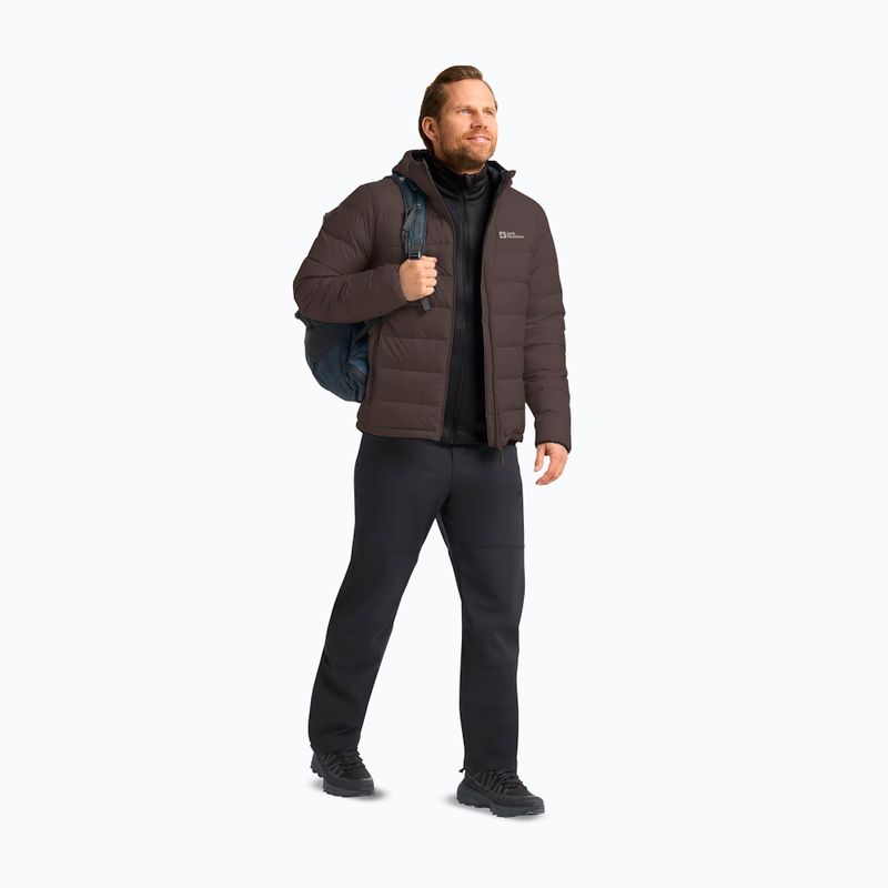 Férfi pehelykabát Jack Wolfskin Ather Down Hoody peat 2