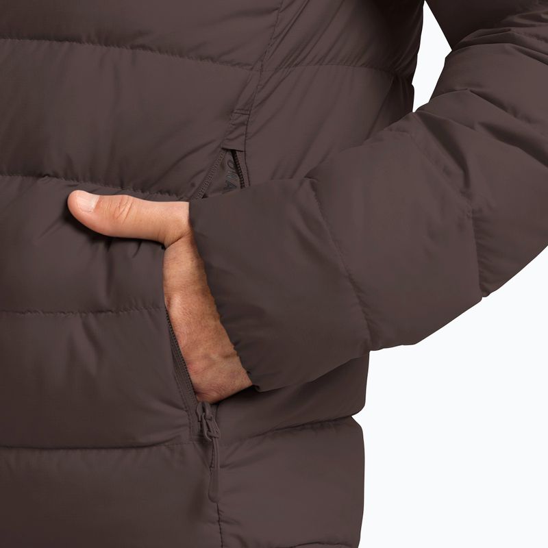 Férfi pehelykabát Jack Wolfskin Ather Down Hoody peat 5