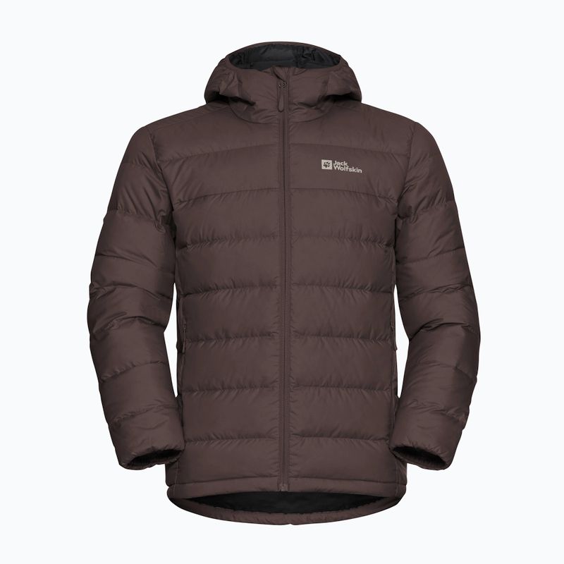 Férfi pehelykabát Jack Wolfskin Ather Down Hoody peat 7