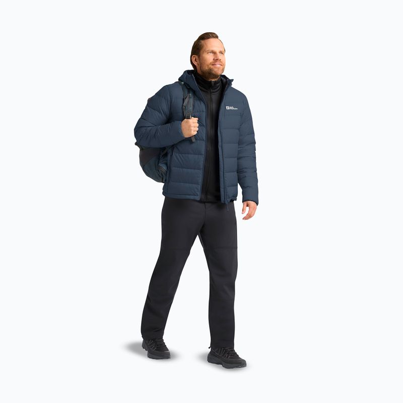 Férfi pehelykabát Jack Wolfskin Ather Down Hoody midnight sky/dark navy 2