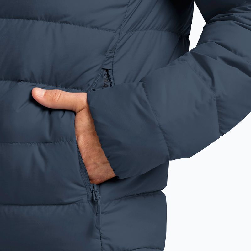 Férfi pehelykabát Jack Wolfskin Ather Down Hoody midnight sky/dark navy 5