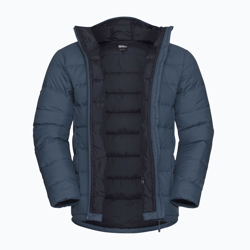 Férfi pehelykabát Jack Wolfskin Ather Down Hoody midnight sky/dark navy 9