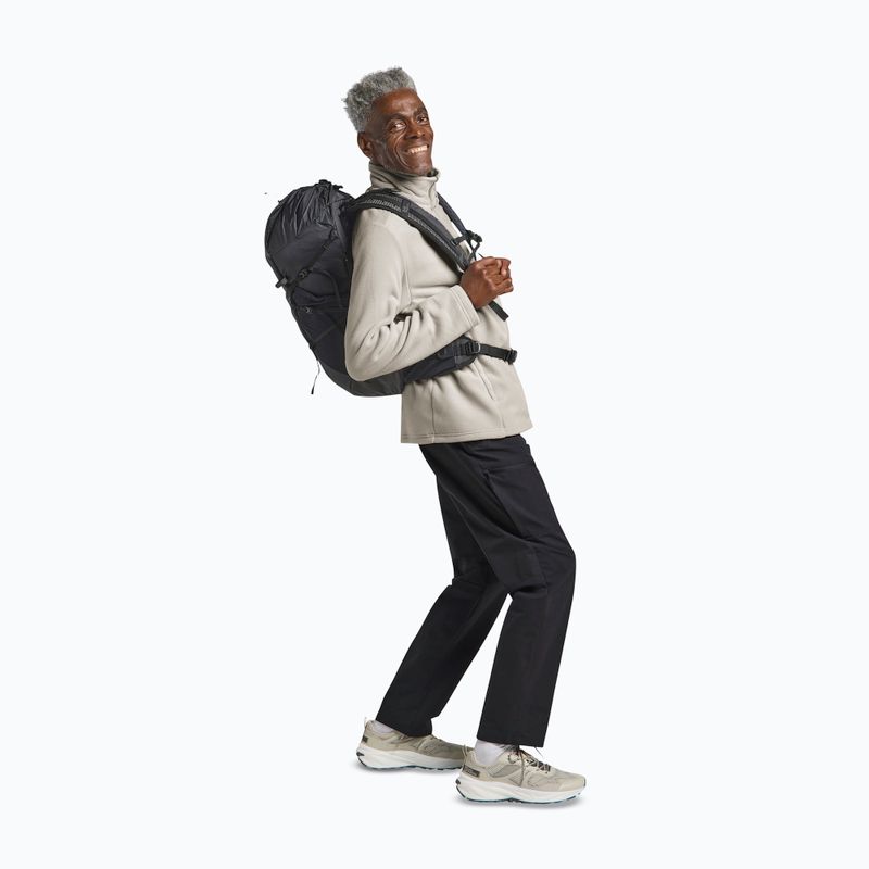 Férfi Jack Wolfskin Winterstein Fz polár pulóver világos homok színben 2