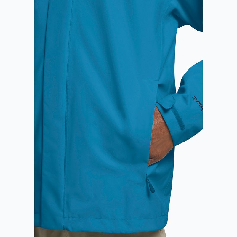 Férfi esőkabát Jack Wolfskin Trailtime 2L aurora blue 5