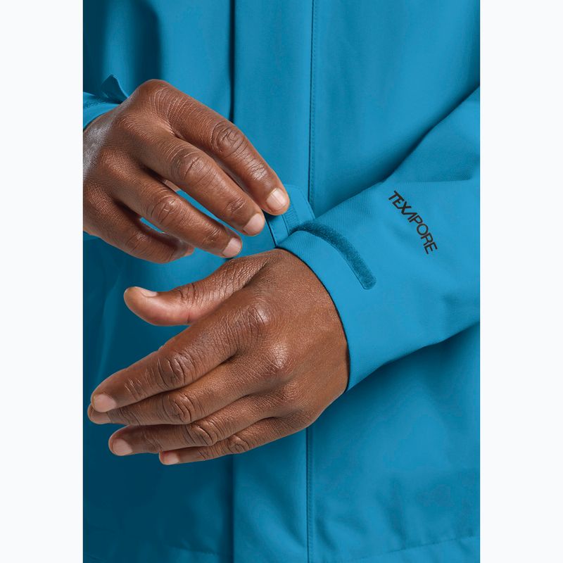 Férfi esőkabát Jack Wolfskin Trailtime 2L aurora blue 6
