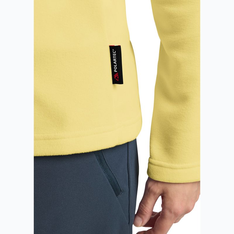 Női túrapulóver Jack Wolfskin Taunus Hz lemon ice 5