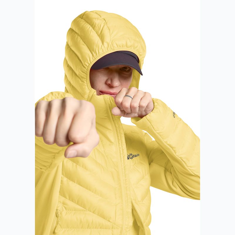 Női hibrid dzseki Jack Wolfskin Routeburn Pro Ins lemon ice 5