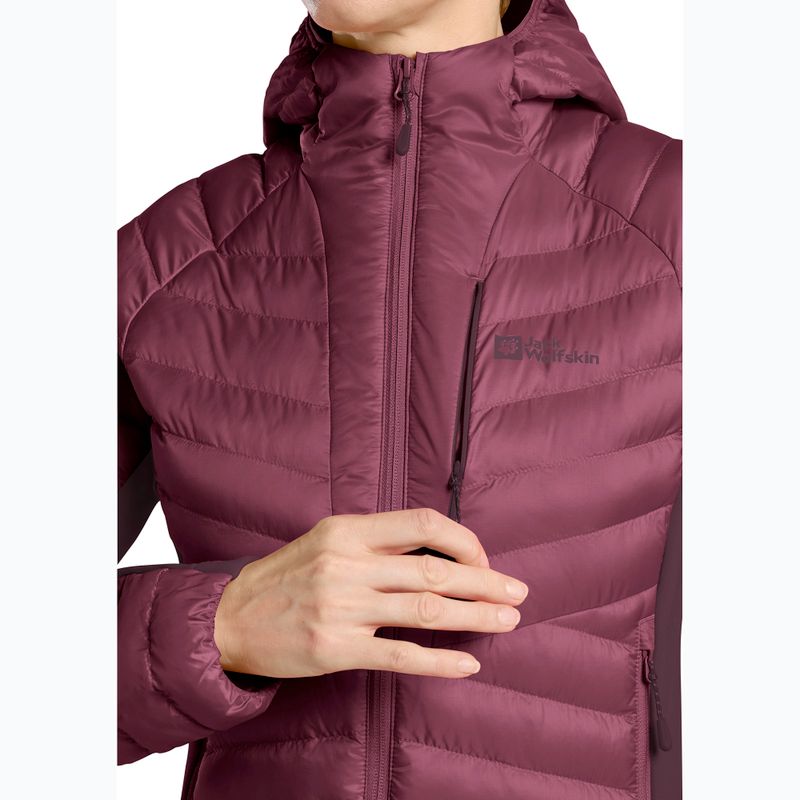 Női bélelt dzseki Jack Wolfskin Routeburn Pro Ins szőlő 6