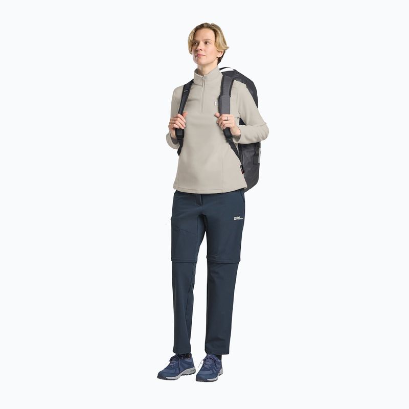 Női túrapulóver Jack Wolfskin Taunus Hz pale sand 2