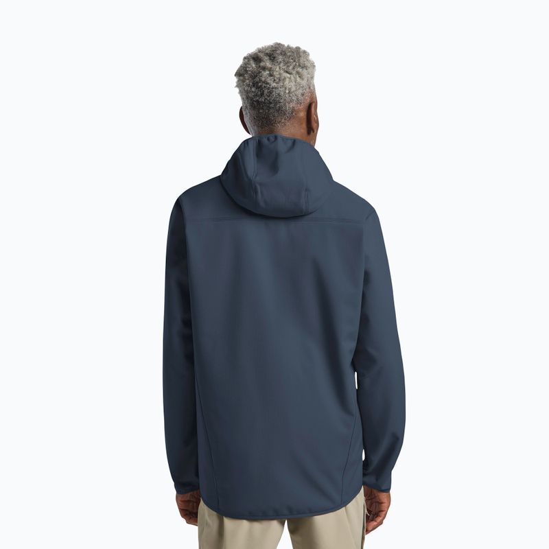 Férfi softshell dzseki Jack Wolfskin Bornberg Hoody midnight sky 3