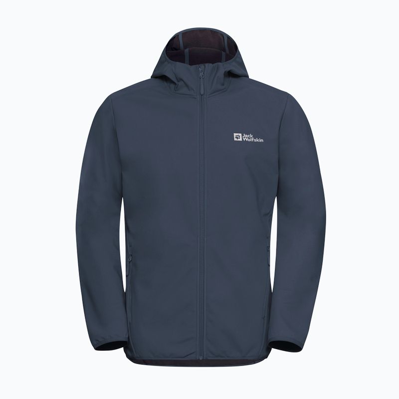 Férfi softshell dzseki Jack Wolfskin Bornberg Hoody midnight sky 6