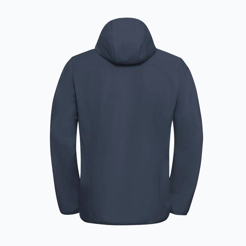 Férfi softshell dzseki Jack Wolfskin Bornberg Hoody midnight sky 7