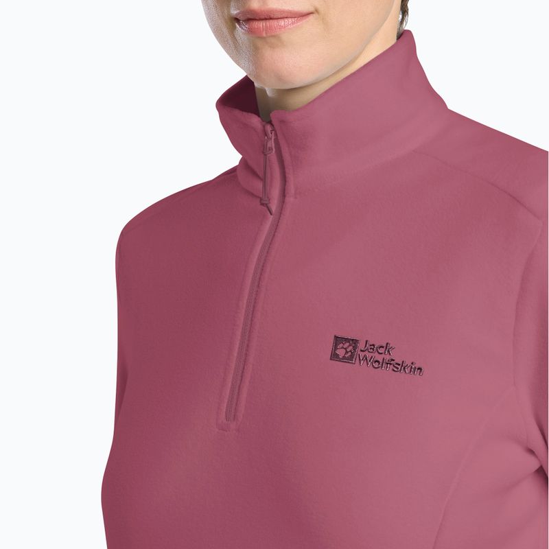 Női túrapulóver Jack Wolfskin Taunus Hz raisin 4