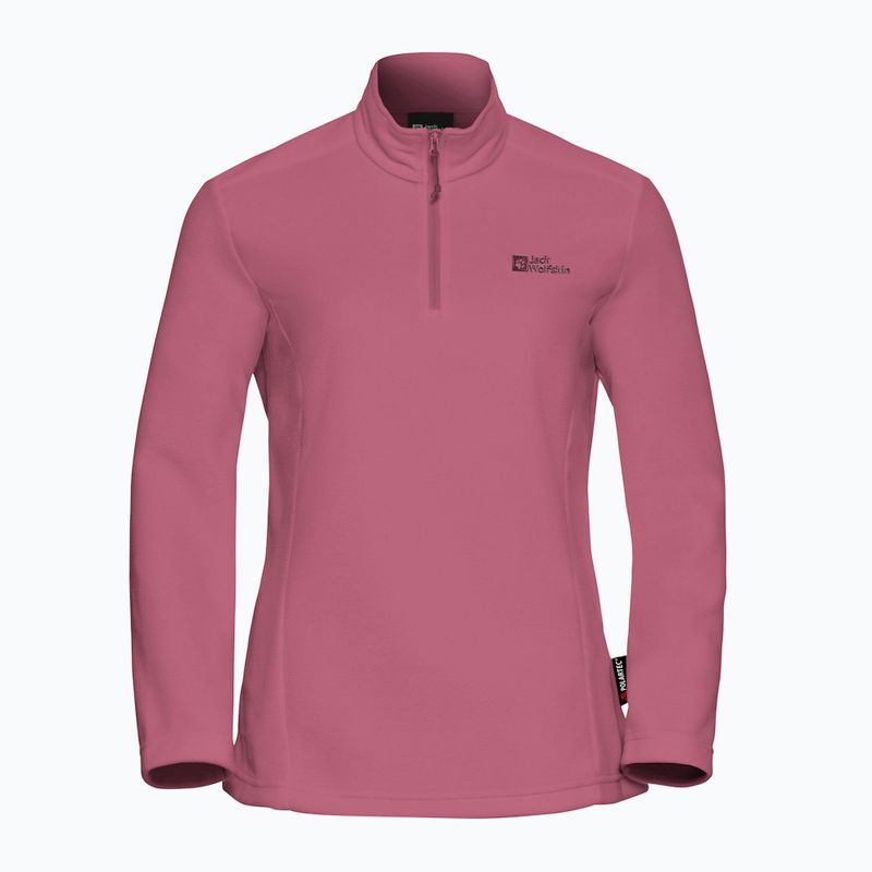 Női túrapulóver Jack Wolfskin Taunus Hz raisin 6