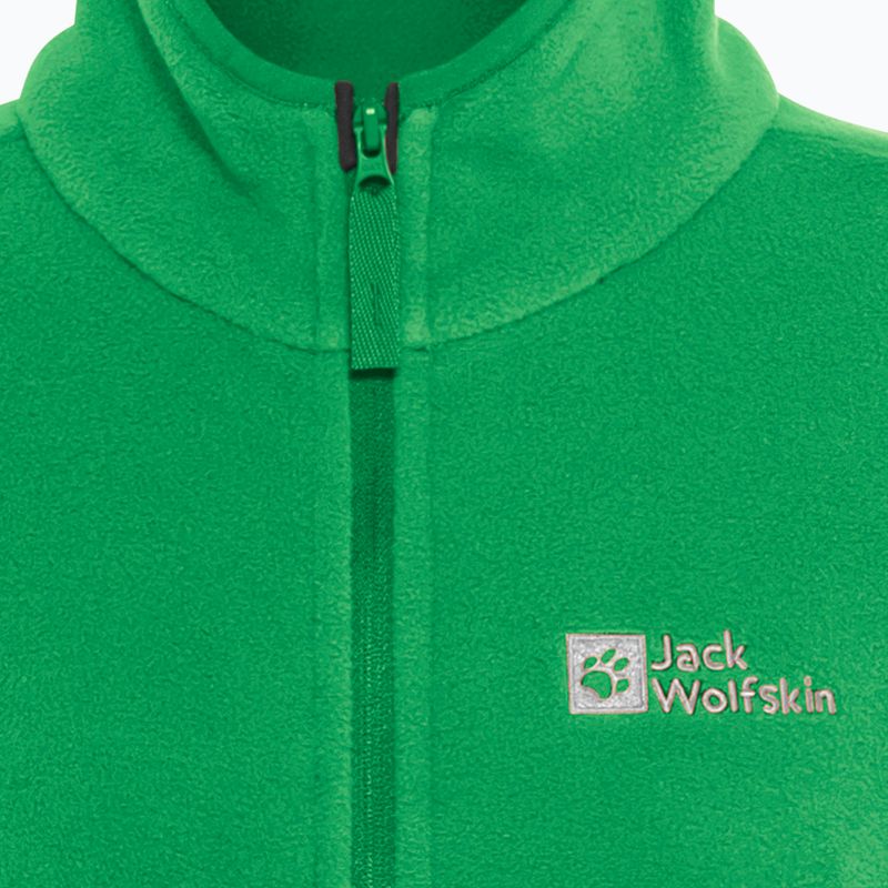Gyermek polár pulóver Jack Wolfskin Taunus mystic green 4