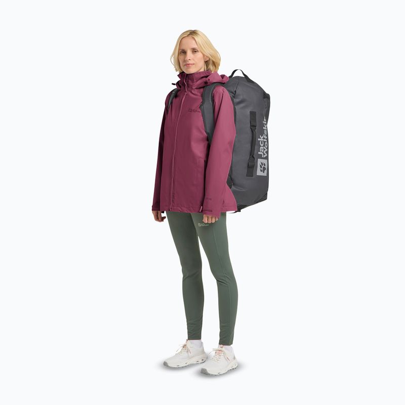 Női esőkabát Jack Wolfskin Trailtime 2L raisin 2