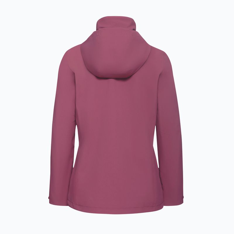 Női esőkabát Jack Wolfskin Trailtime 2L raisin 9