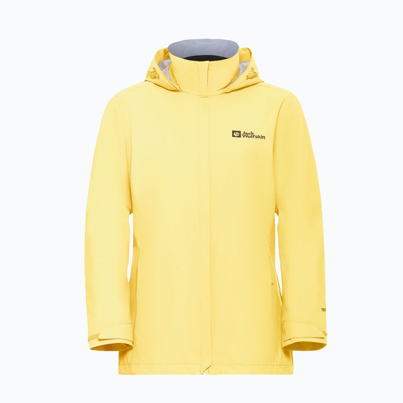 Női esőkabát Jack Wolfskin Trailtime 2L lemon ice 8